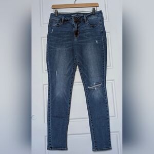 Old Navy | Mid Rise Dark Blue Skinny Jeans